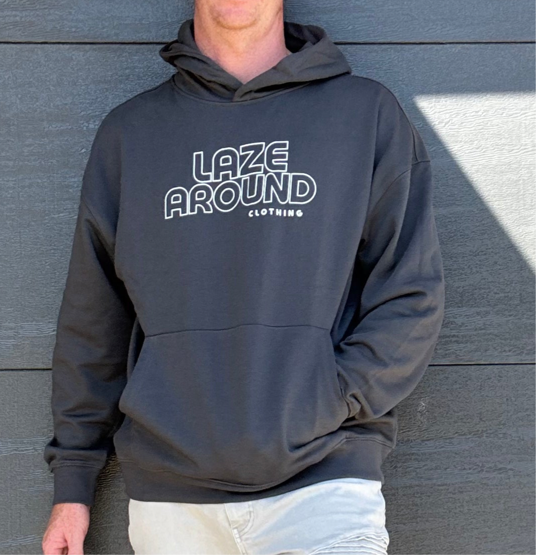 Front Logo Hoodie – Dark Grey